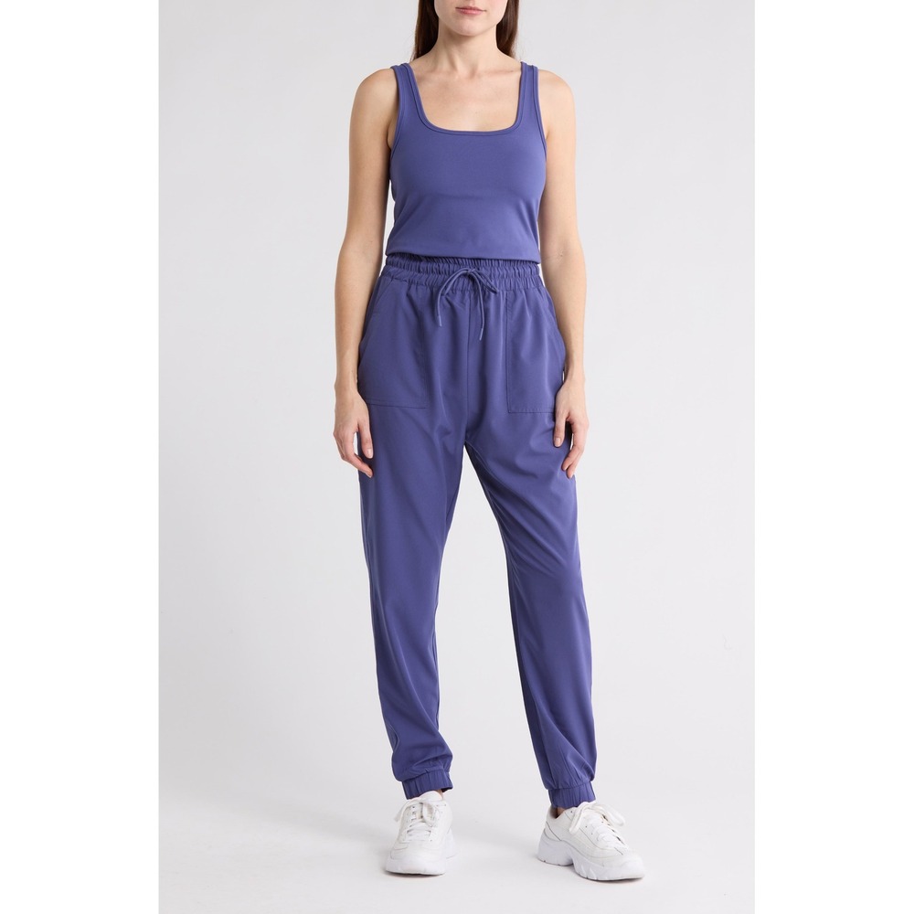 Yogalicious Lux Lightstreme Harmony Jumpsuit Skipper Blue XS NEW! $98